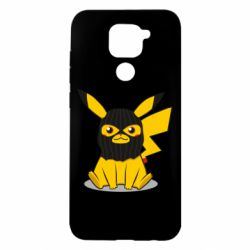Чохол для Xiaomi Redmi Note 9 / Redmi 10X Pikachu in balaclava - PrintSalon