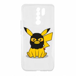 Чохол для Xiaomi Redmi 9 Pikachu in balaclava - PrintSalon