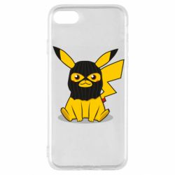 Чохол для iPhone SE 2022 Pikachu in balaclava - PrintSalon