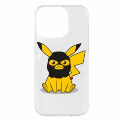Чохол для iPhone 14 Pro Pikachu in balaclava
