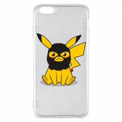 Чохол для iPhone 6 Plus/6S Plus Pikachu in balaclava - PrintSalon