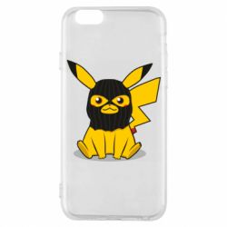 Чохол для iPhone 6/6S Pikachu in balaclava - PrintSalon