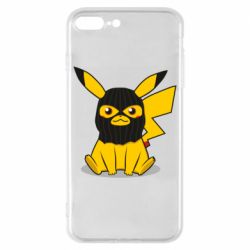 Чохол для iPhone 8 Plus Pikachu in balaclava - PrintSalon