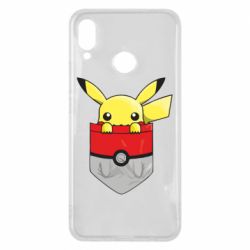 Чехол для Huawei P Smart Plus 2018 Pikachu in pocket - PrintSalon