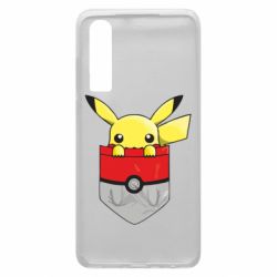 Чехол для Huawei P30 Pikachu in pocket - PrintSalon