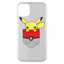 Чехол для iPhone 11 Pro Pikachu in pocket - PrintSalon