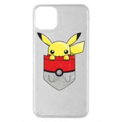 Чехол для iPhone 11 Pro Max Pikachu in pocket - PrintSalon
