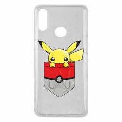 Чехол для Samsung A10s Pikachu in pocket - PrintSalon