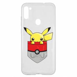 Чехол для Samsung A11/M11 Pikachu in pocket - PrintSalon
