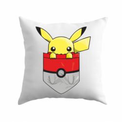 Подушка Pikachu in pocket-PrintSalon Подушка Pikachu in pocket