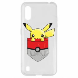 Чехол для Samsung A01/M01 Pikachu in pocket - PrintSalon