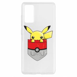 Чехол для Samsung S20 FE Pikachu in pocket - PrintSalon