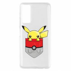 Чехол для Huawei P Smart 2021 Pikachu in pocket - PrintSalon