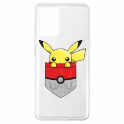 Чехол для Oppo A74 4G Pikachu in pocket - PrintSalon