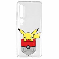 Чехол для Xiaomi Mi10/10 Pro Pikachu in pocket - PrintSalon