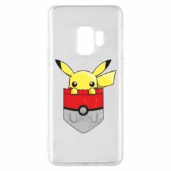Чехол для Samsung S9 Pikachu in pocket - PrintSalon