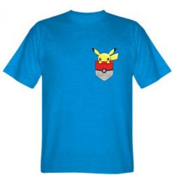Мужская футболка Stedman Pikachu in pocket - PrintSalon