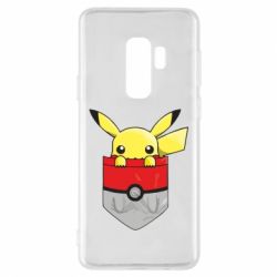 Чехол для Samsung S9+ Pikachu in pocket - PrintSalon