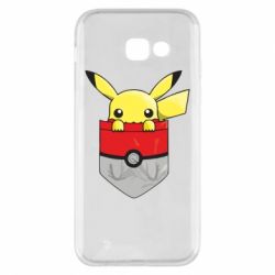 Чехол для Samsung A5 2017 Pikachu in pocket - PrintSalon