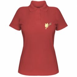 Женское поло Pikachu in the sticks