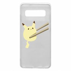 Чехол для Samsung S10 Pikachu in the sticks