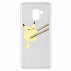 Чохол для Samsung A8+ 2018 Pikachu in the sticks