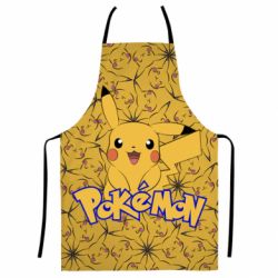 Фартух з 3D принтом Pikachu Pika-Pika - PrintSalon