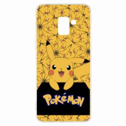 Чохол для Samsung A8+ 2018 Pikachu Pika-Pika - PrintSalon