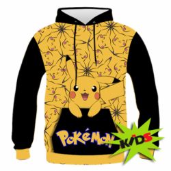 Дитяче 3D худі Pikachu Pika-Pika - PrintSalon