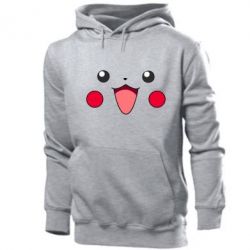 Мужское худи Pikachu Smile - PrintSalon