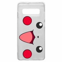 Чехол для Samsung S10+ Pikachu Smile - PrintSalon
