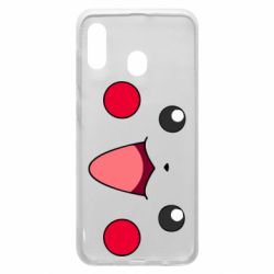 Чехол для Samsung A20 Pikachu Smile - PrintSalon