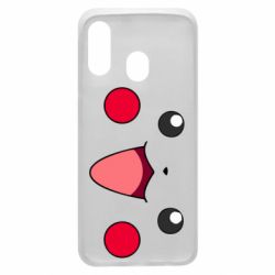 Чехол для Samsung A40 Pikachu Smile - PrintSalon