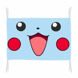 Флаг Pikachu Smile - PrintSalon