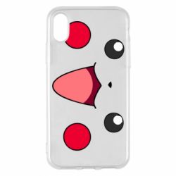 Чехол для iPhone X/Xs Pikachu Smile - PrintSalon