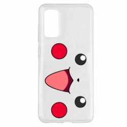 Чехол для Samsung S20 Pikachu Smile - PrintSalon