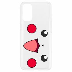 Чехол для Oppo Reno 4 Pikachu Smile - PrintSalon