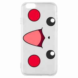 Чехол для iPhone 6/6S Pikachu Smile - PrintSalon