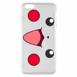 Чехол для iPhone 6 Plus/6S Plus Pikachu Smile - PrintSalon