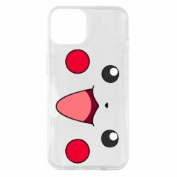 Чехол для iPhone 14 Pikachu Smile - PrintSalon