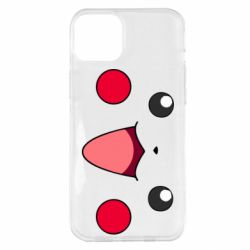 Чехол для iPhone 14 Plus Pikachu Smile - PrintSalon