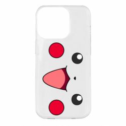 Чехол для iPhone 14 Pro Pikachu Smile - PrintSalon
