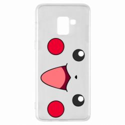 Чехол для Samsung A8+ 2018 Pikachu Smile - PrintSalon