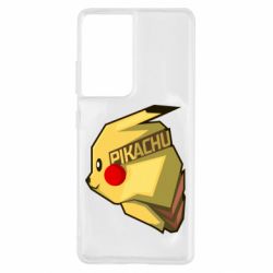 Чехол для Samsung S21 Ultra Pikachu - PrintSalon