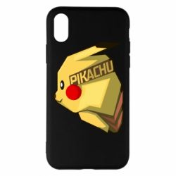 Чехол для iPhone X/Xs Pikachu - PrintSalon