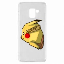 Чехол для Samsung A8+ 2018 Pikachu - PrintSalon