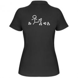 Женское поло Пинать - PrintSalon