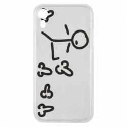 Чехол для iPhone XR Пинать