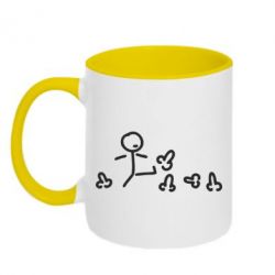 Чашка двокольорова Пинать