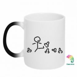 Чашка-хамелеон Пинать - PrintSalon